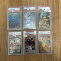 Pokemon PSA 10 Slabs n Poliwhirl Pikachu Charizard Lucario