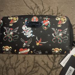 Ed Hardy Wristlet Wallet New