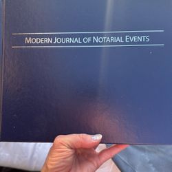 official Notary Event Log book
