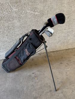 Ping Eye2 Irons (3-7) + Callaway Big Bertha Driver w/Cover + Golf Bag
