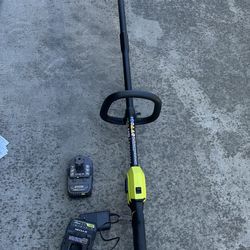 Ryobi 18V Cordless String Trimmer With 4 Ah Battery n Charger