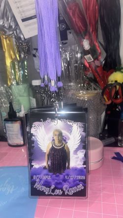Funeral/Memorial photo lanyards