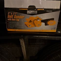 Belt Sander With Dust Bag