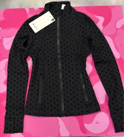 Black Pokadot Lululemon Define Jacket