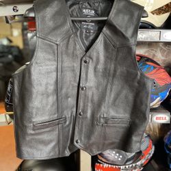 Motorcycle Vest New Leather Vest $50