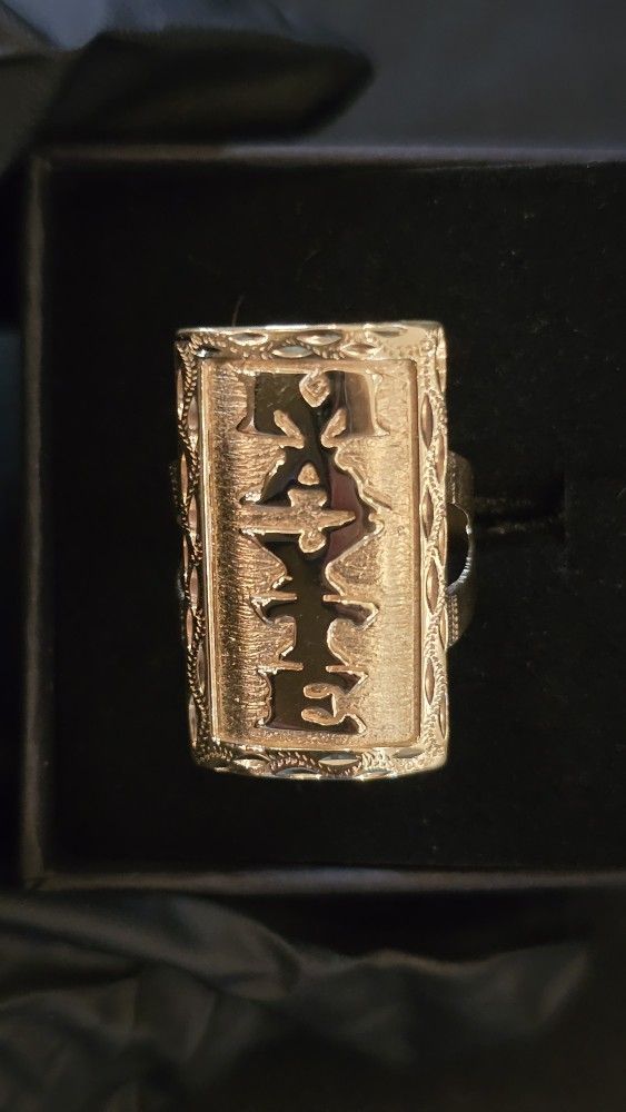 ✨ Custom Personalized Name Ring – Real 10k / 14k Gold ✨