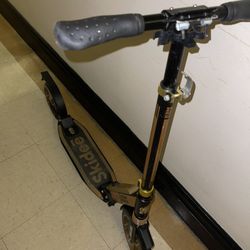 Skidee X3M City Scooter.  Here's some information about this type of scooter: Target Audience: Designed for kids, teens, and adults, with adjustable h