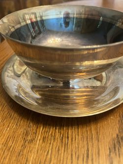 Silver plated bowl