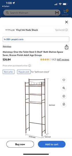 Over the toilet Storage