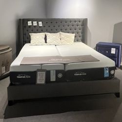 Grey King Bed