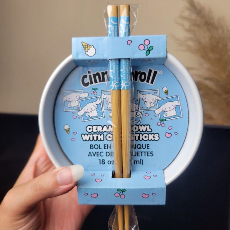 🩵Cinnamoroll Ramen Bowl w/ Chopsticks 🍜 🩵
