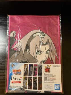 Naruto Sakura Towel Ichiban Kuji Prize F