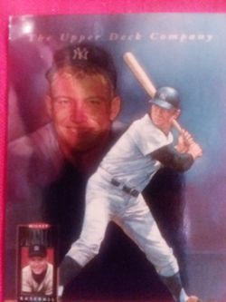 The Upper Deck Company Heroes Mickey Mantle Card