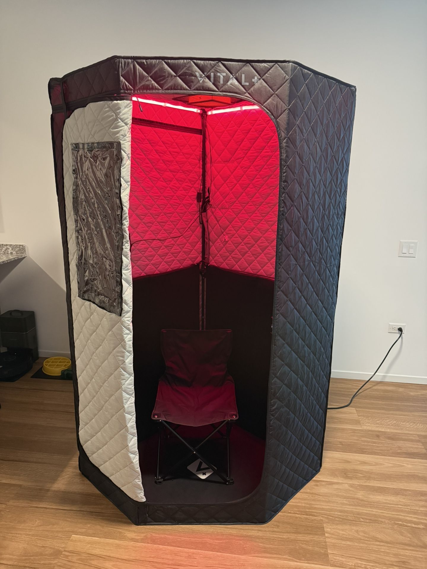 Portable FAR infrared Sauna W/ Red Light Therapy