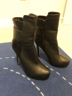 High heel booties.