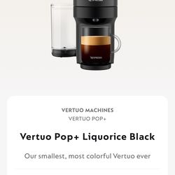 Nespresso vertuo pop+