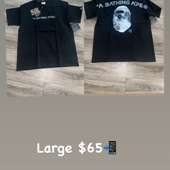 Bape shirt size Large