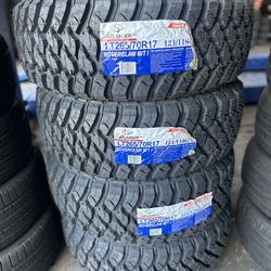LT 265/70/17 Atlander MT Mount And Balanced For Free Montadas Y Balanciadas GRATIS  50,000 MILE WARRANTY