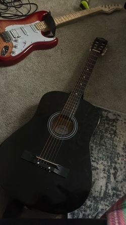 Black guitar