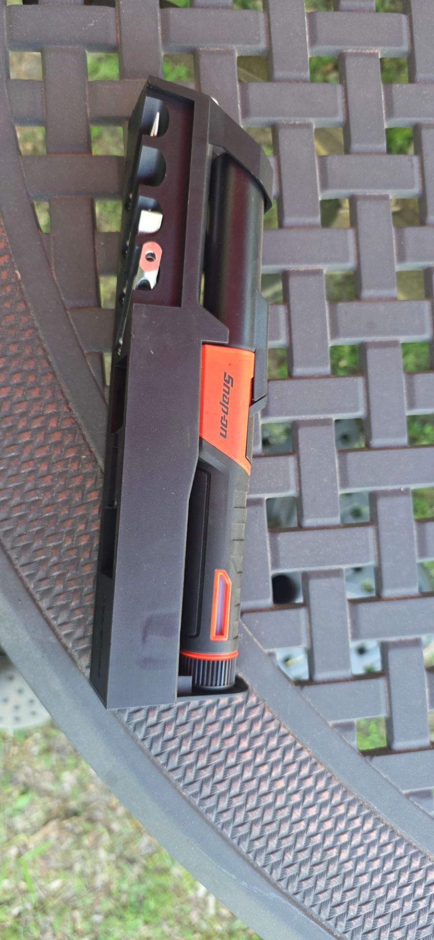 Snap on propane soldering iron