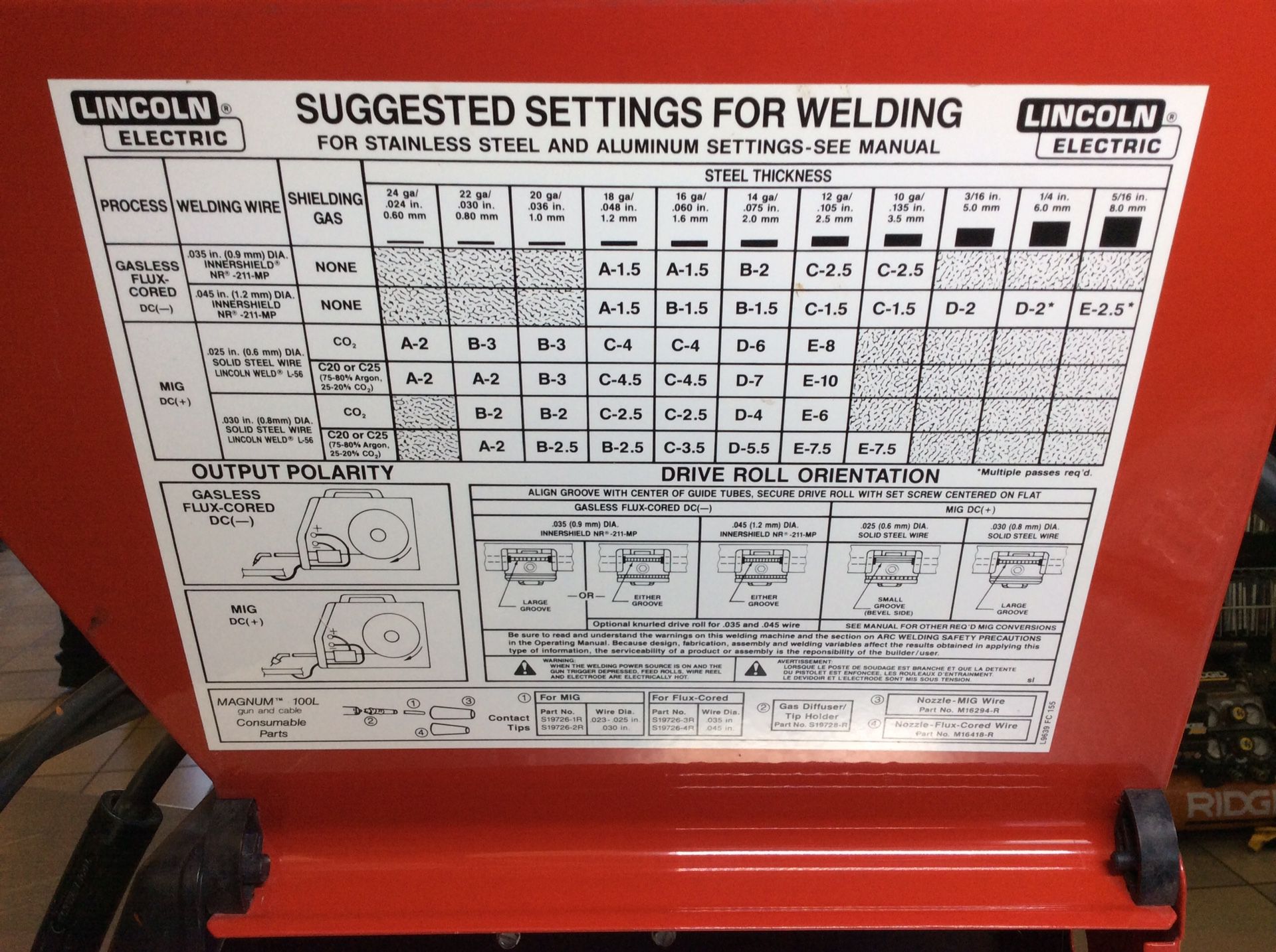 LINCOLN ELECTRIC WELDPAK 155 WELDER for Sale in Phoenix, AZ