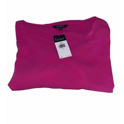 NWT Lauren  Ralph Lauren Shirt Pink SIZE LARGE