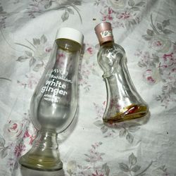 Vintage Avon Hawaiian White Ginger & Somewhere Cologne Bottles