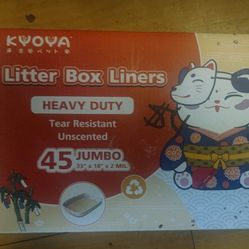 NWT Unopened Box Of Jumbo Cat Box Liners