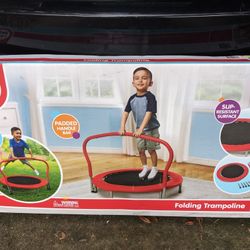 Folding Trampoline New In Box