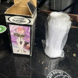 Silver-Plated Decorative Bud Vase (New in Box)