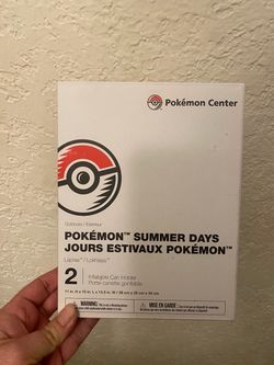 Pokémon Center Summer Days Inflatable Can Holderx2