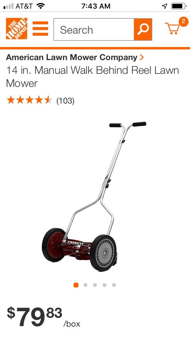 New Push Mower 14”