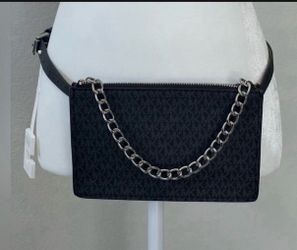 Michael Kors Black Signature Belt Bag