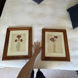 Framed Flower Art
