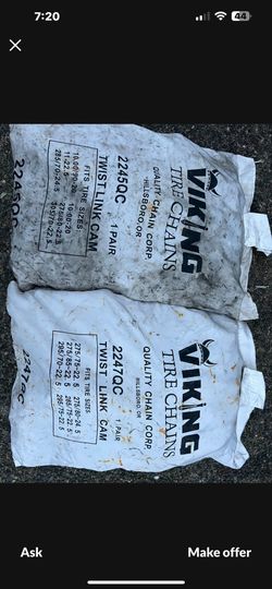 New semi truck chains ⛓  Price for bag $60