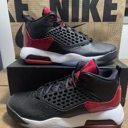 Jordan Men's Air Jordan MAXIN 200 "Black/Gym Red Basketball Shoes Size 12