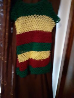 Hand crocheted top