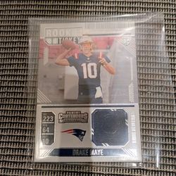 Drake Maye 2025 Rookie Patch Panini Contenders Football RTS-DME