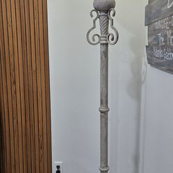 Metal And Glass Floor Lamp