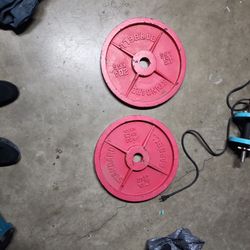 Standard Barbell 45lbs Plates