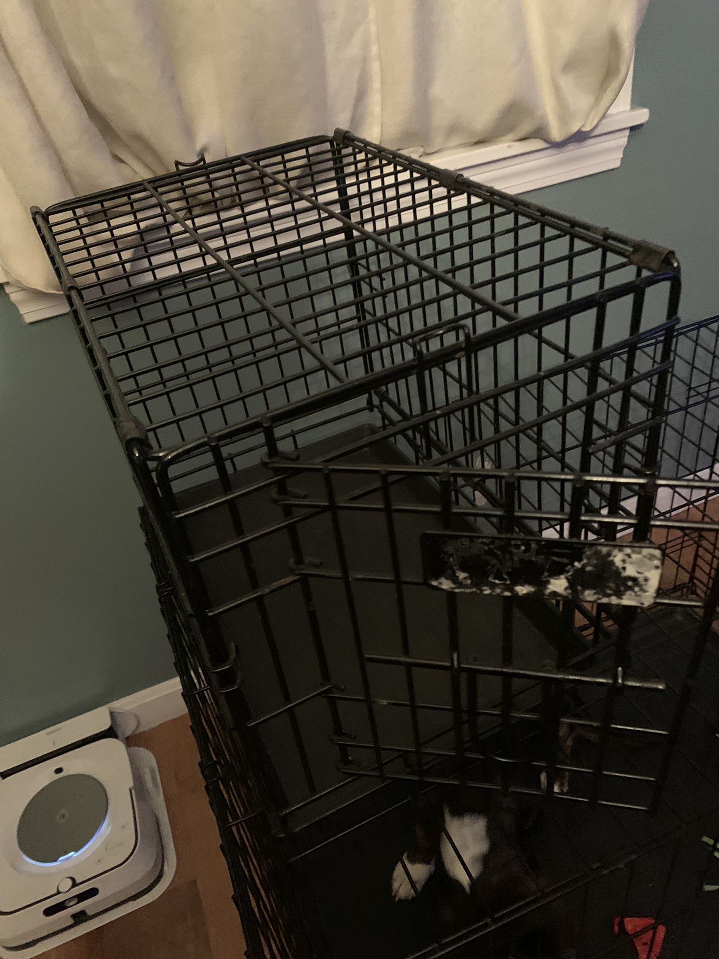Small Dog Training Crate With Tray 