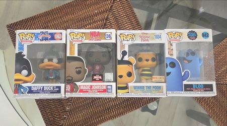 Bundle of 4 Funko Pop! Figures (Exclusives Included) - New in Box