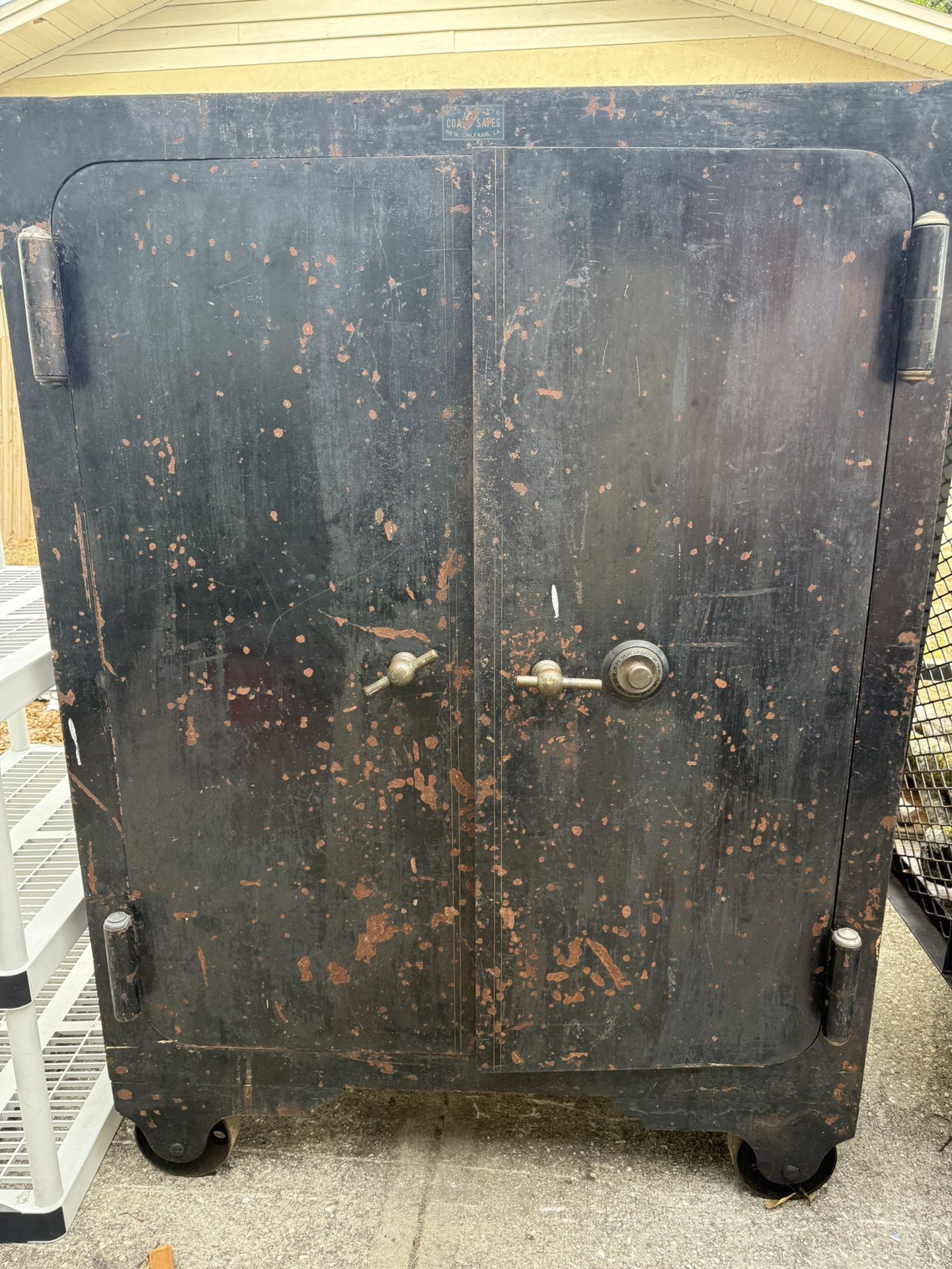 Very Rare Antique Bank Vault