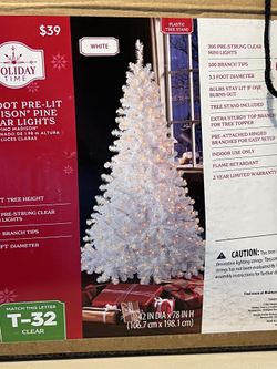Christmas Tree White