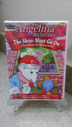 Brand new Angelina Ballerina The Show Must Go On Christmas in Mouseland