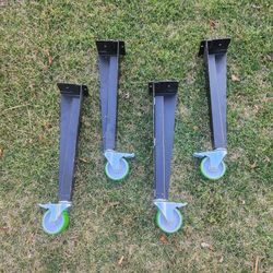Convection Oven Legs with Castors  New Never been Used Hardware included
1 set of 4 left $100