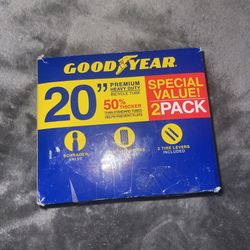 2 Good Year Premium Heavy Duty Bicycle Tubes 20 X 1.75/2.125 & 2 Tire Lever 20"