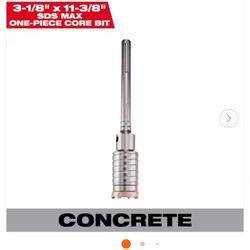 Milwaukee 3-1/8 In x 11-3/8 In Core Bit