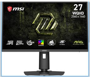 msi MAG 275QPF E21 27-inch 2560 x 1440 (QHD) Gaming Monitor, 210Hz, AMD FreeSync