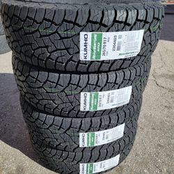 265 70 17 KUMHO ALL TERRAIN TIRES TACOMA 4RUNNER TUNDRA SEQUOIA SILVERADO SUBURBAN AVALANCHE TAHOE SIERRA DENALI YUKON F150 RAM